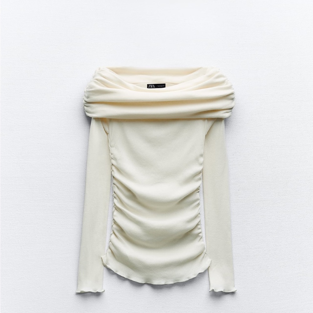 Zara off the shoulder top